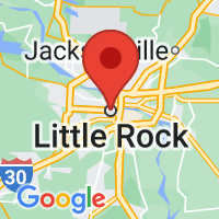 Map of Little Rock AR US